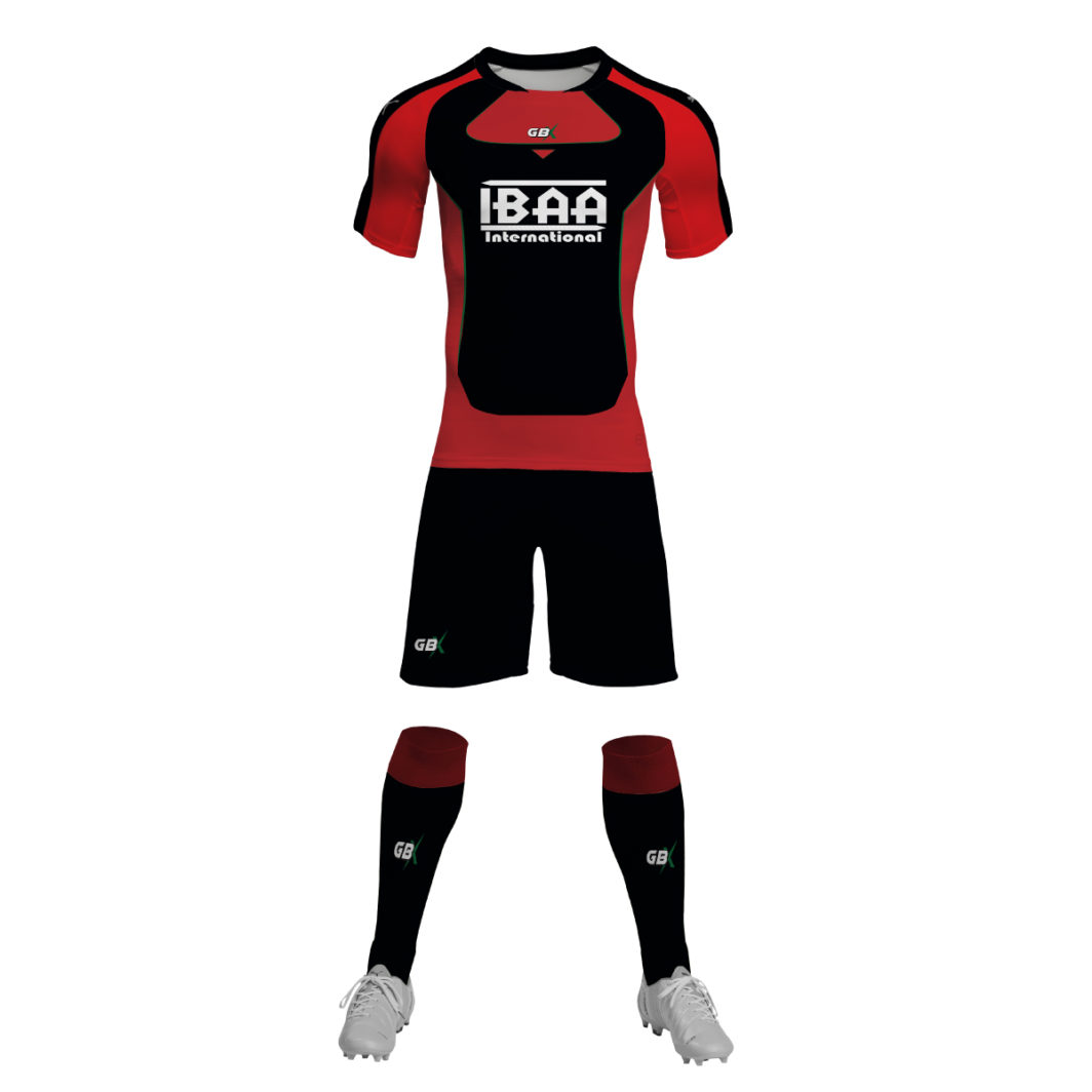 football black red kit