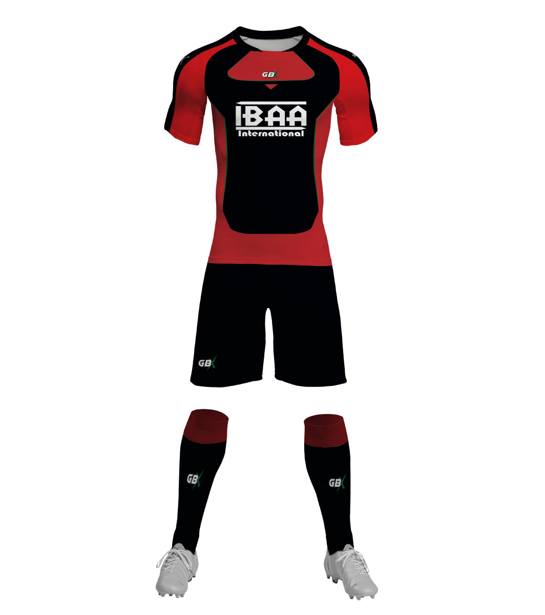 football black red kit