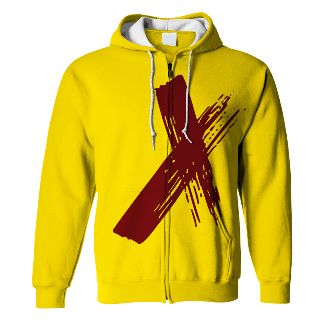 hoody jacket yellow