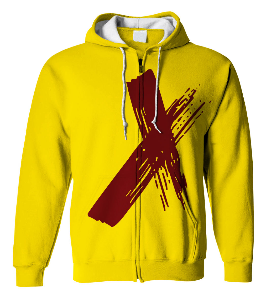 hoody jacket yellow