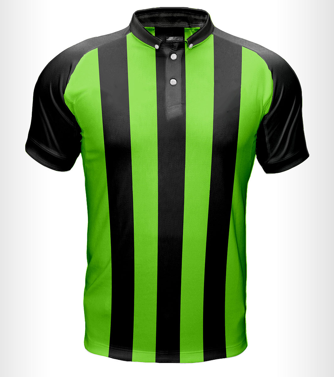 polo shirt green black