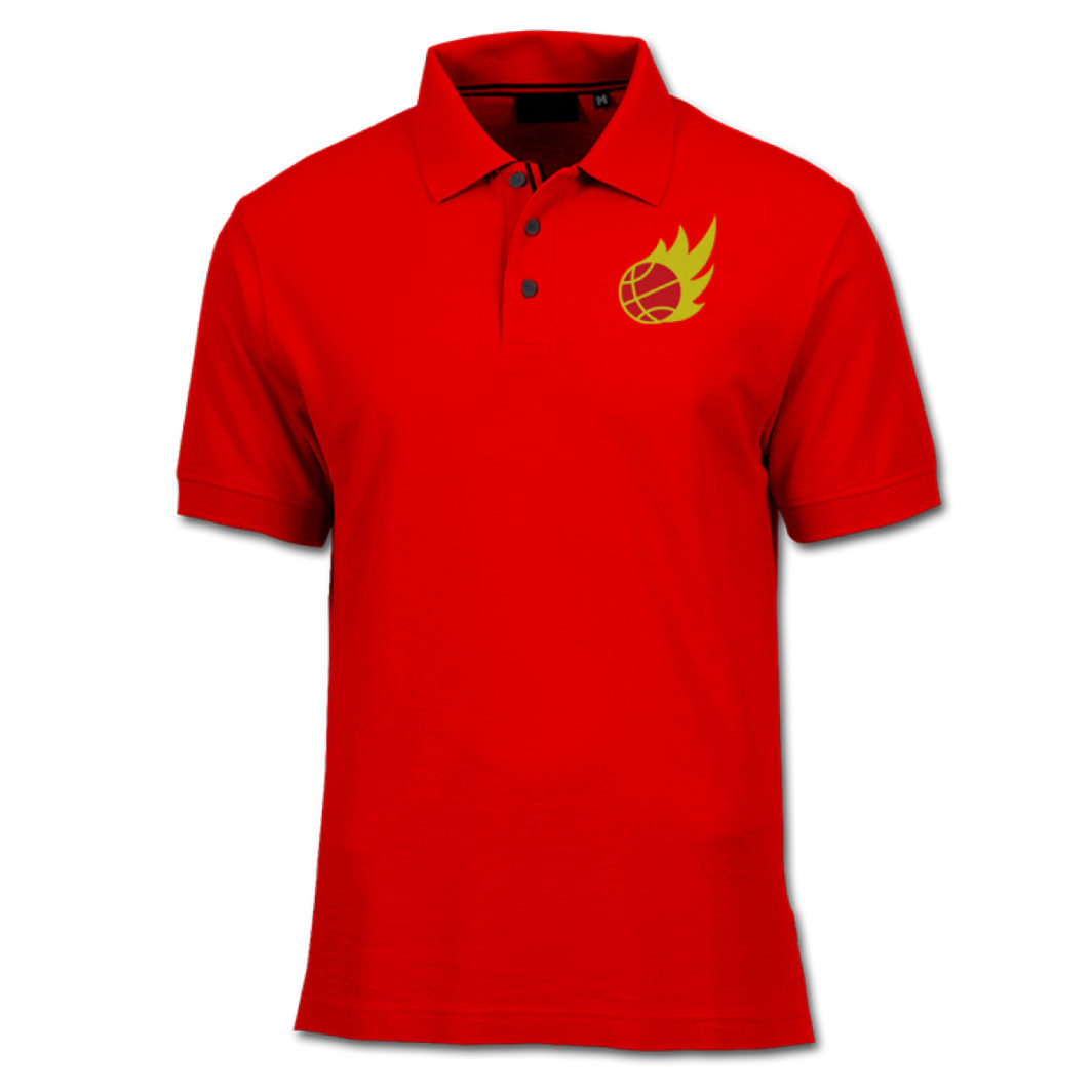 polo shirt red