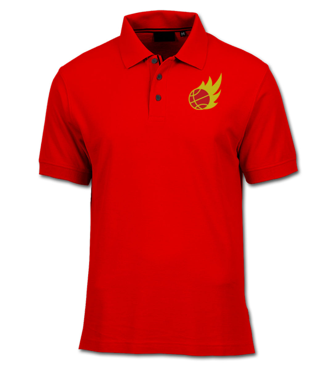 polo shirt red