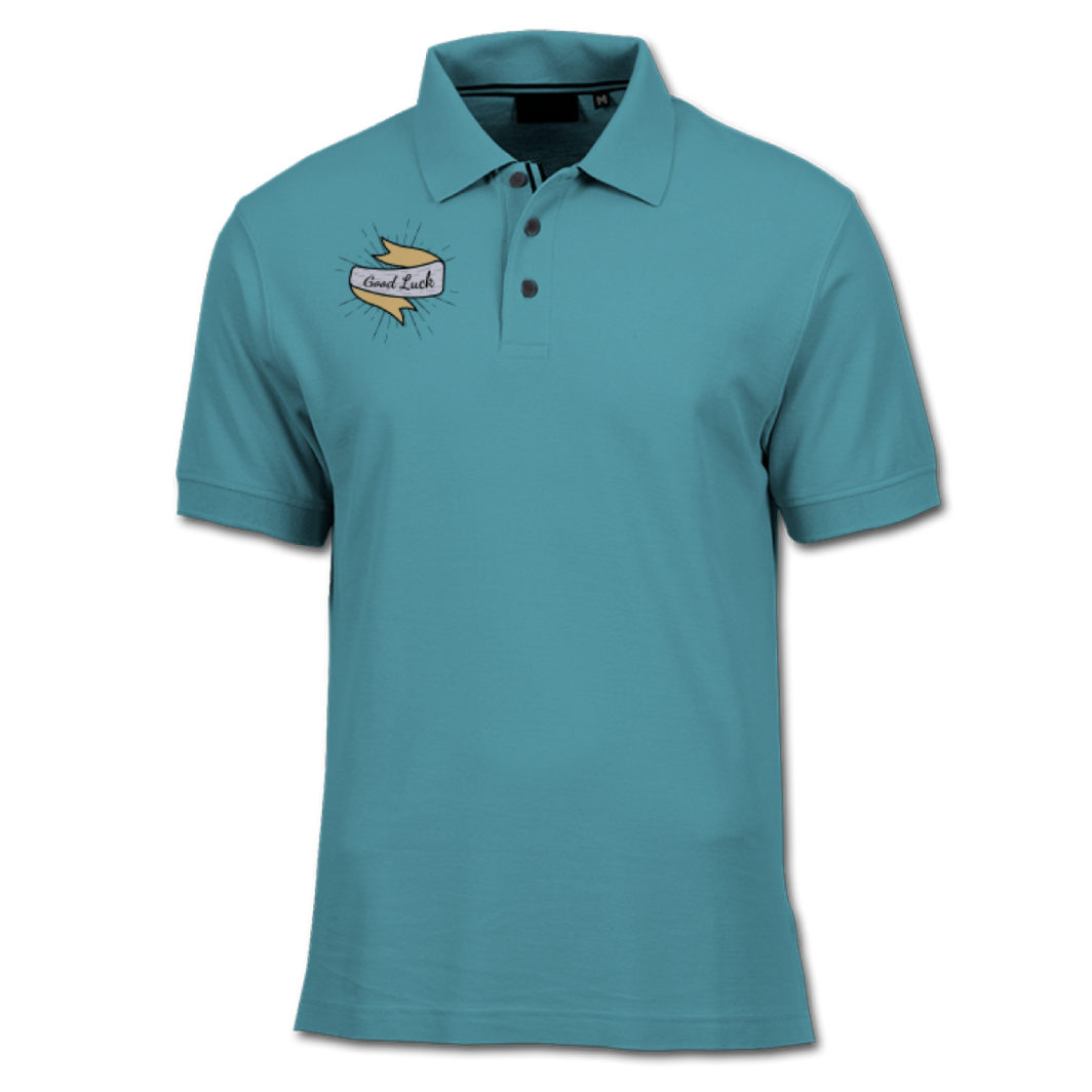 polo shirt teal