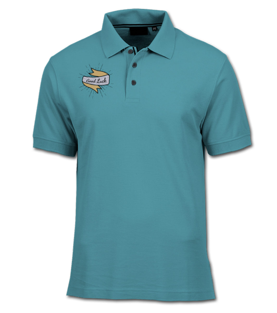 polo shirt teal