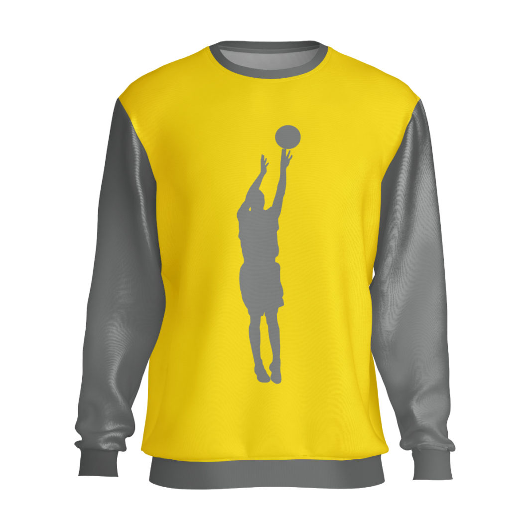 sweatshirt yellow grey