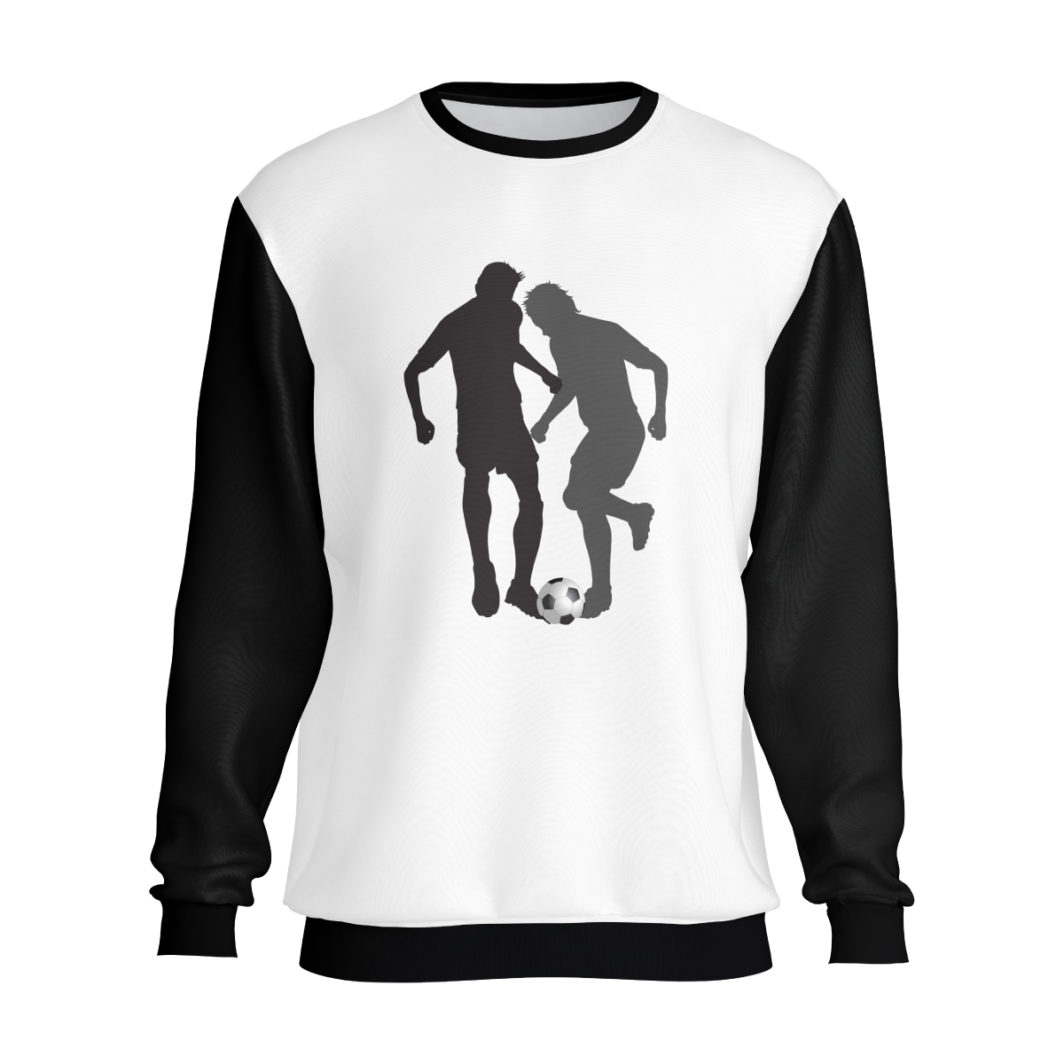 sweatshirt white black