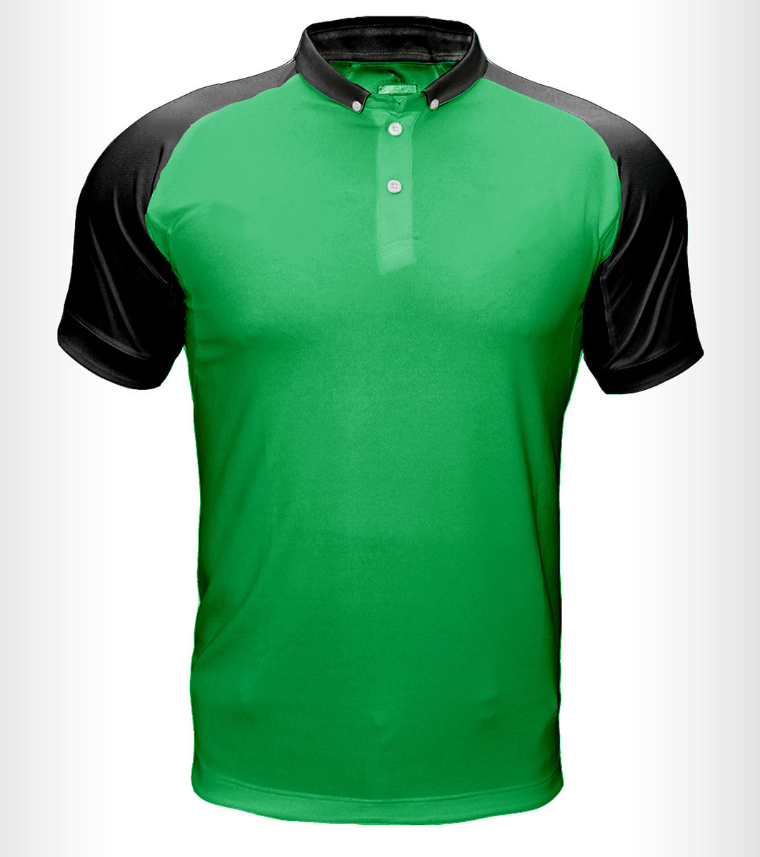 green polo shirt