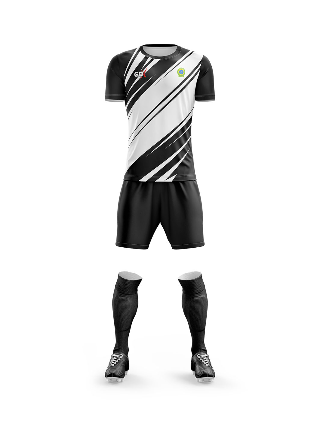 football kit black and white