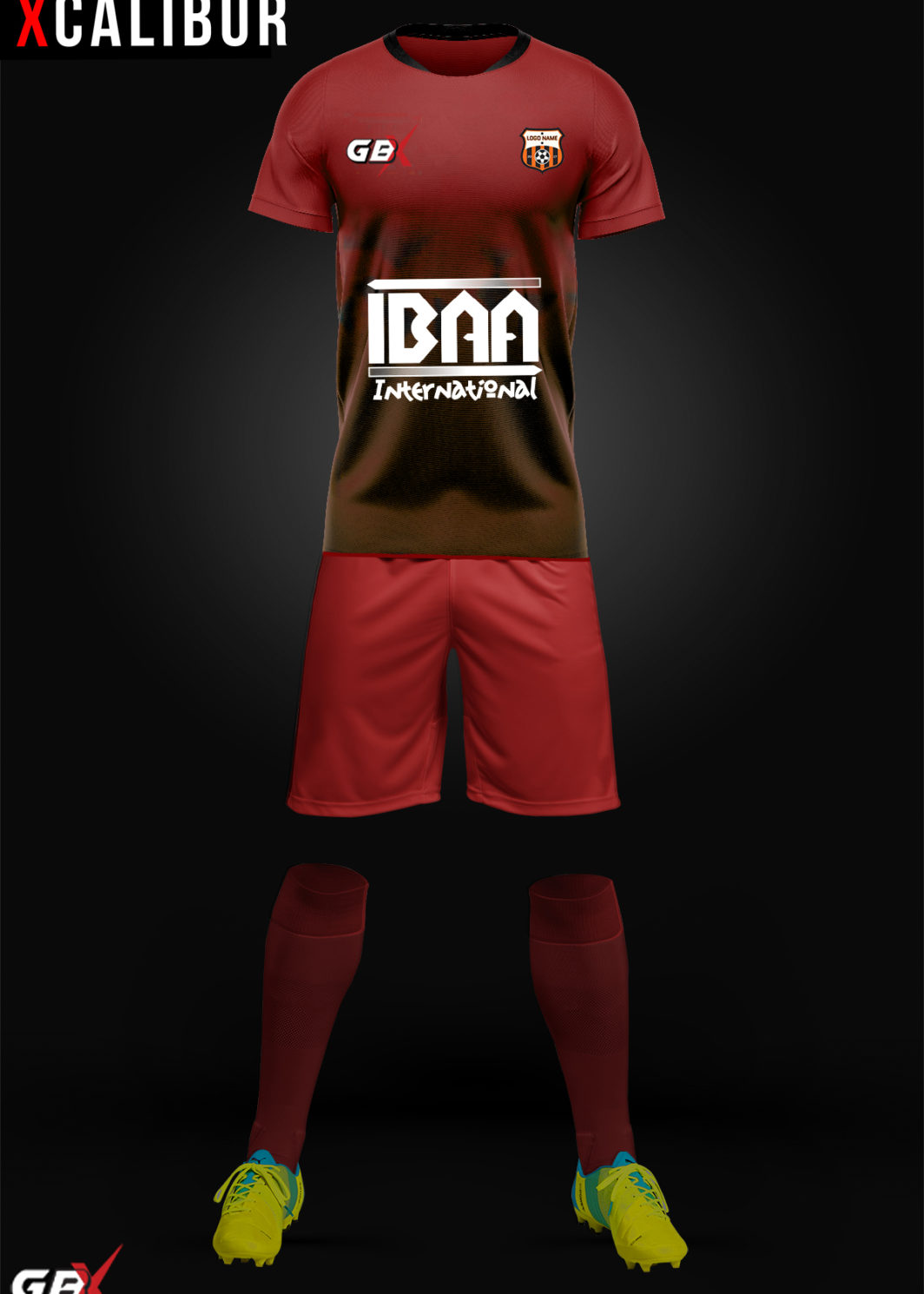 football kit red