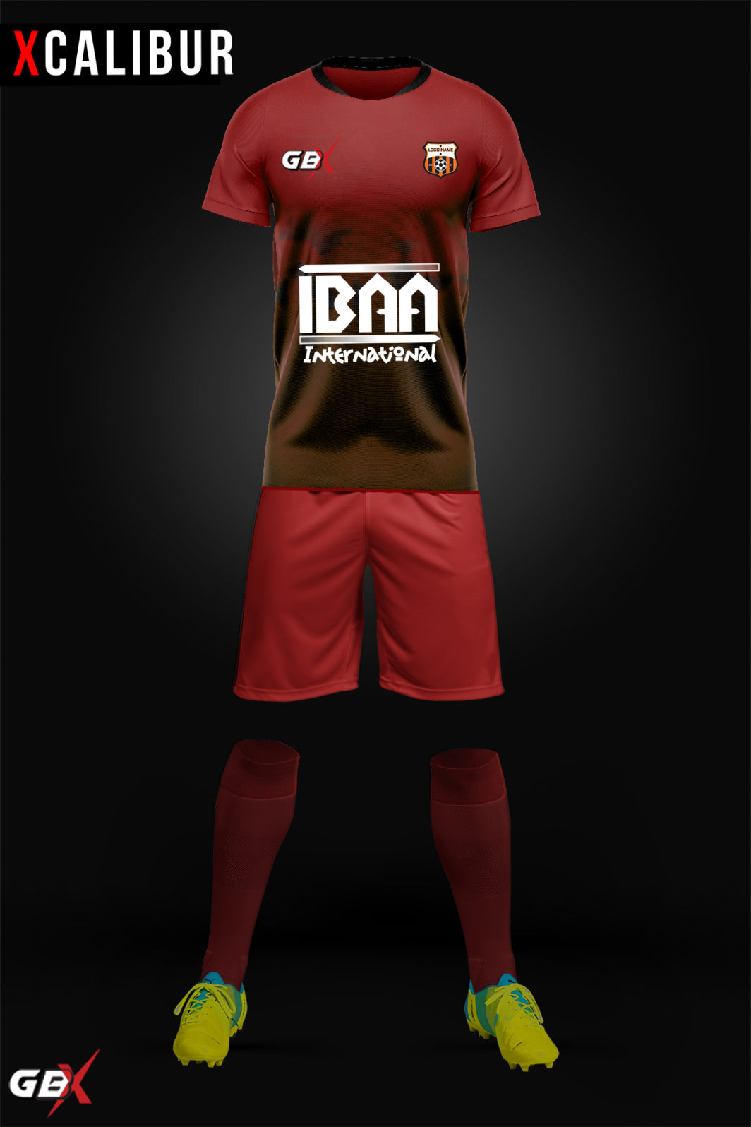 football kit red